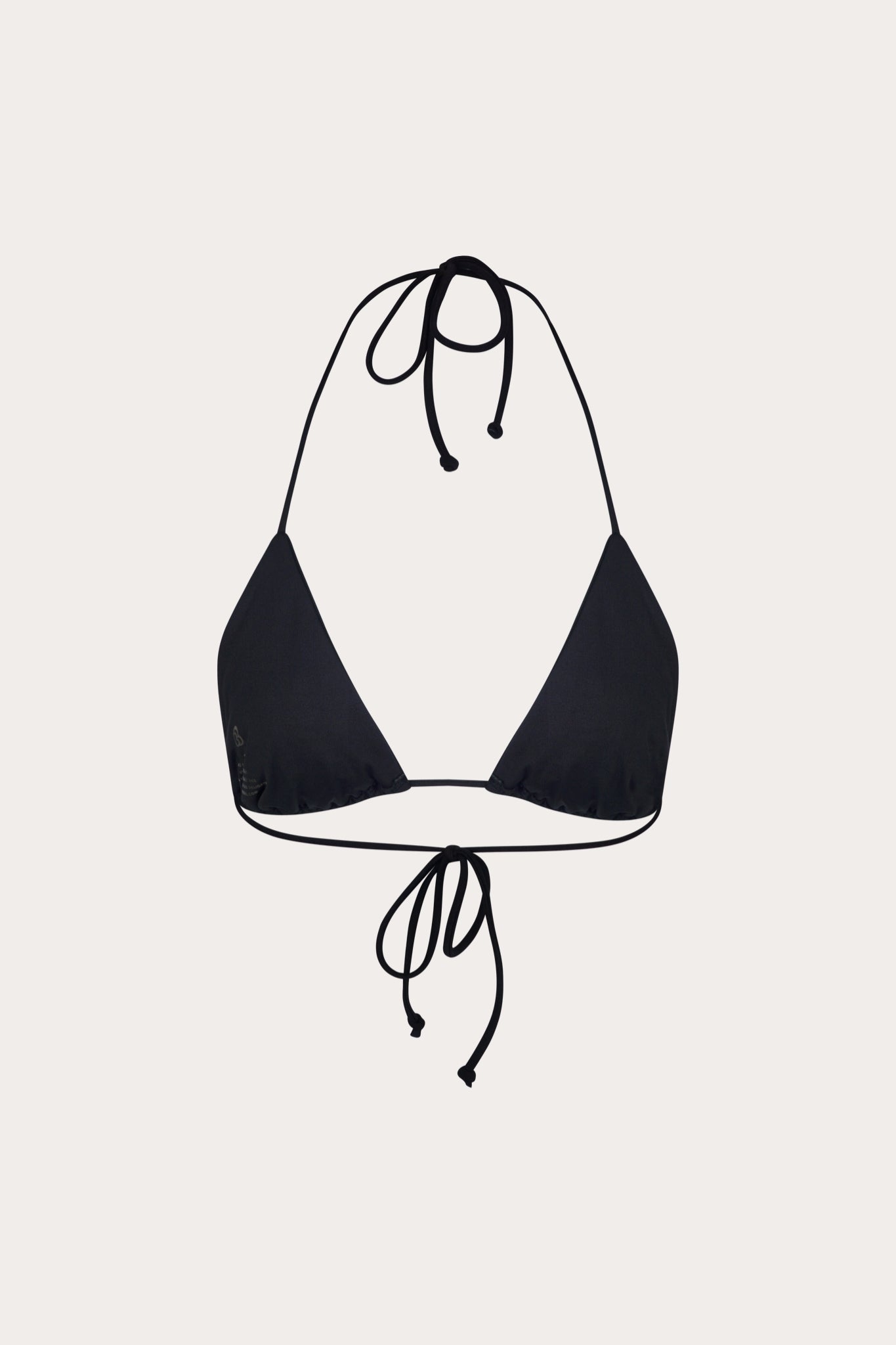 Bali triangle bikini top in white