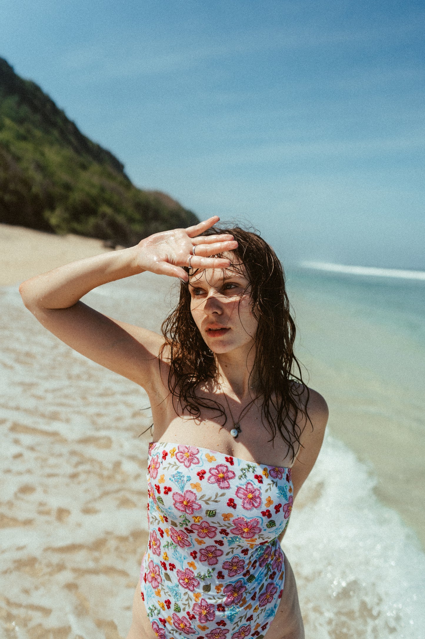 Hana-no-ami bandeau swimsuit