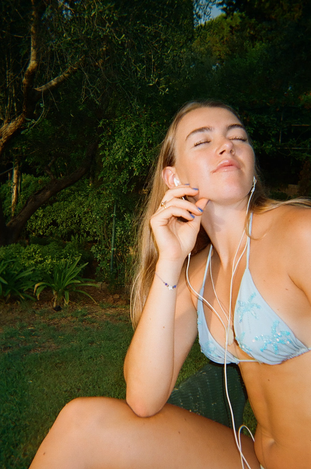 palmarola bikini set in sky blu