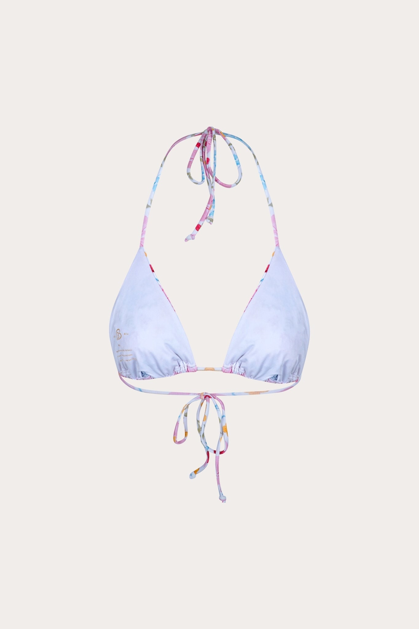 Hazakura triangle bikini top