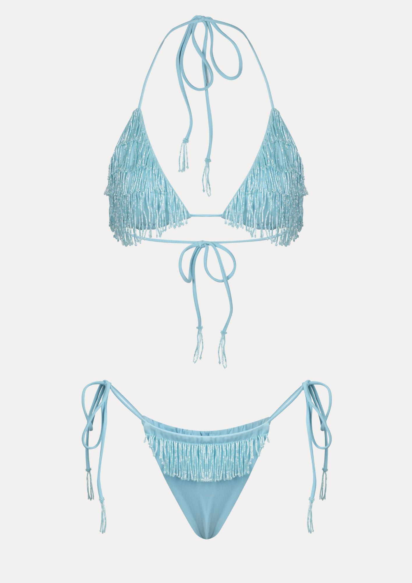 Havana cheeky bottoms top sky blue