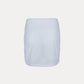 Elle mini sarong skirt white