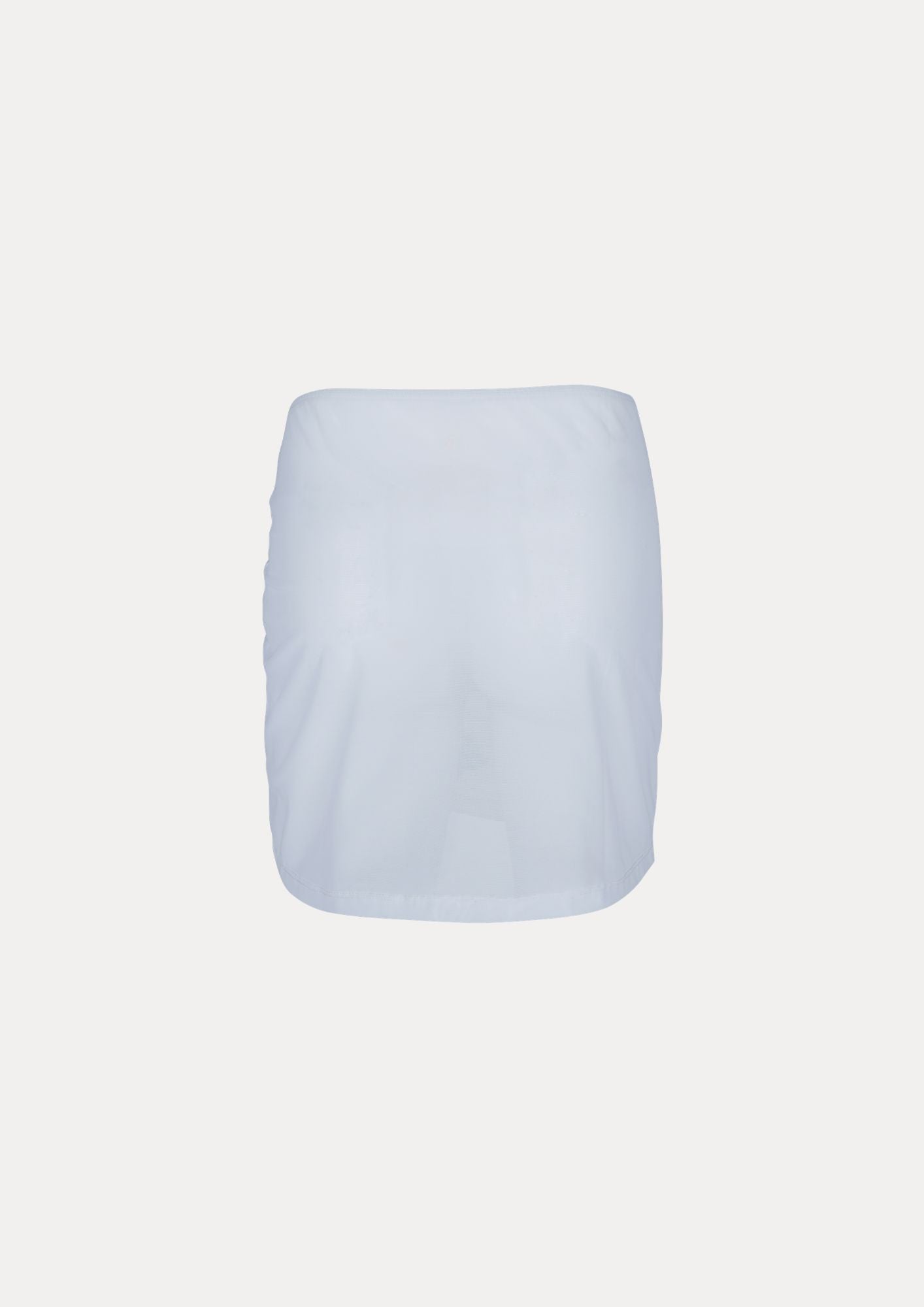 Elle mini sarong skirt white