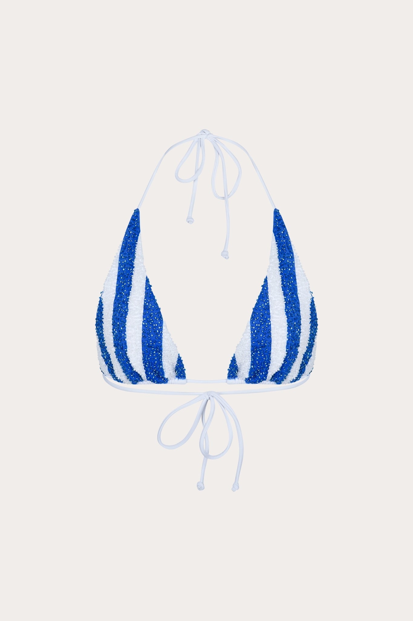 Agnes halter bikini set in blue