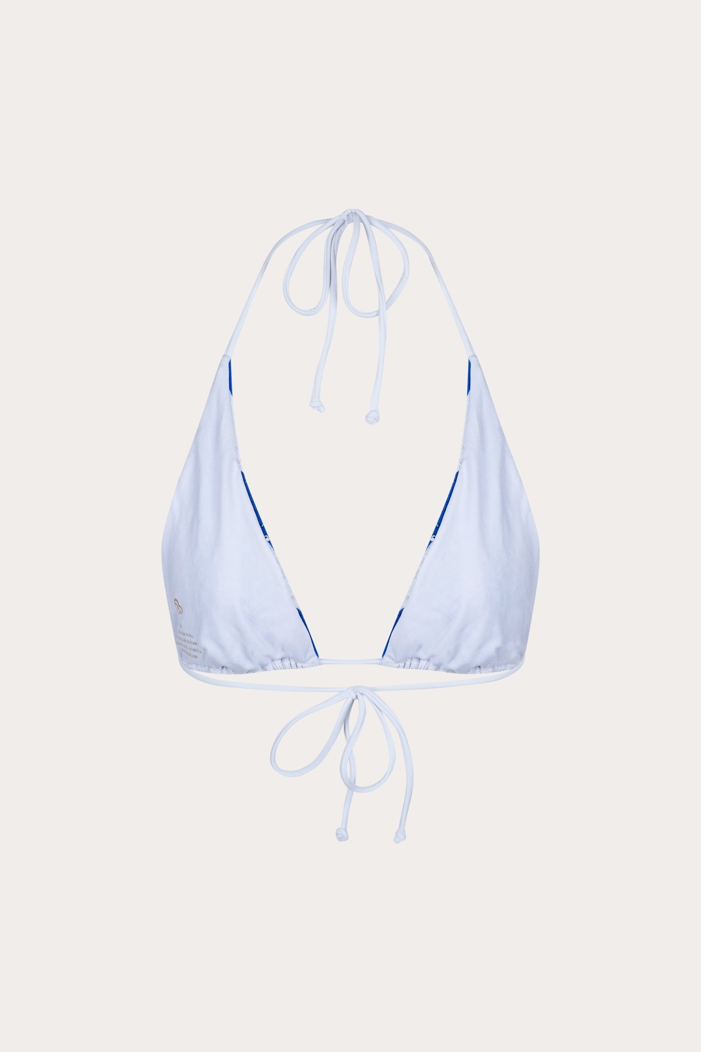 Agnes halter bikini set in blue