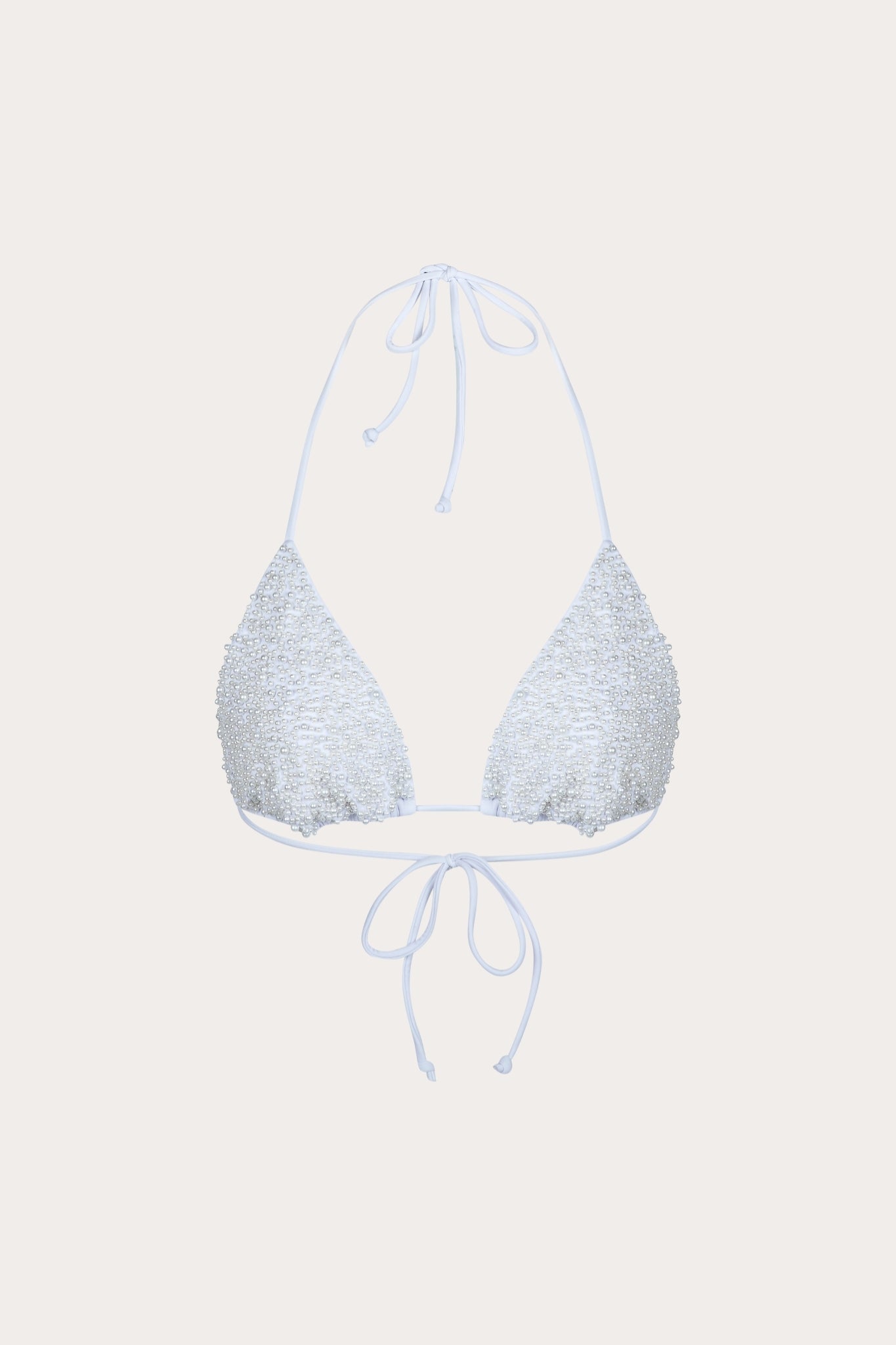 Bali triangle bikini top in white