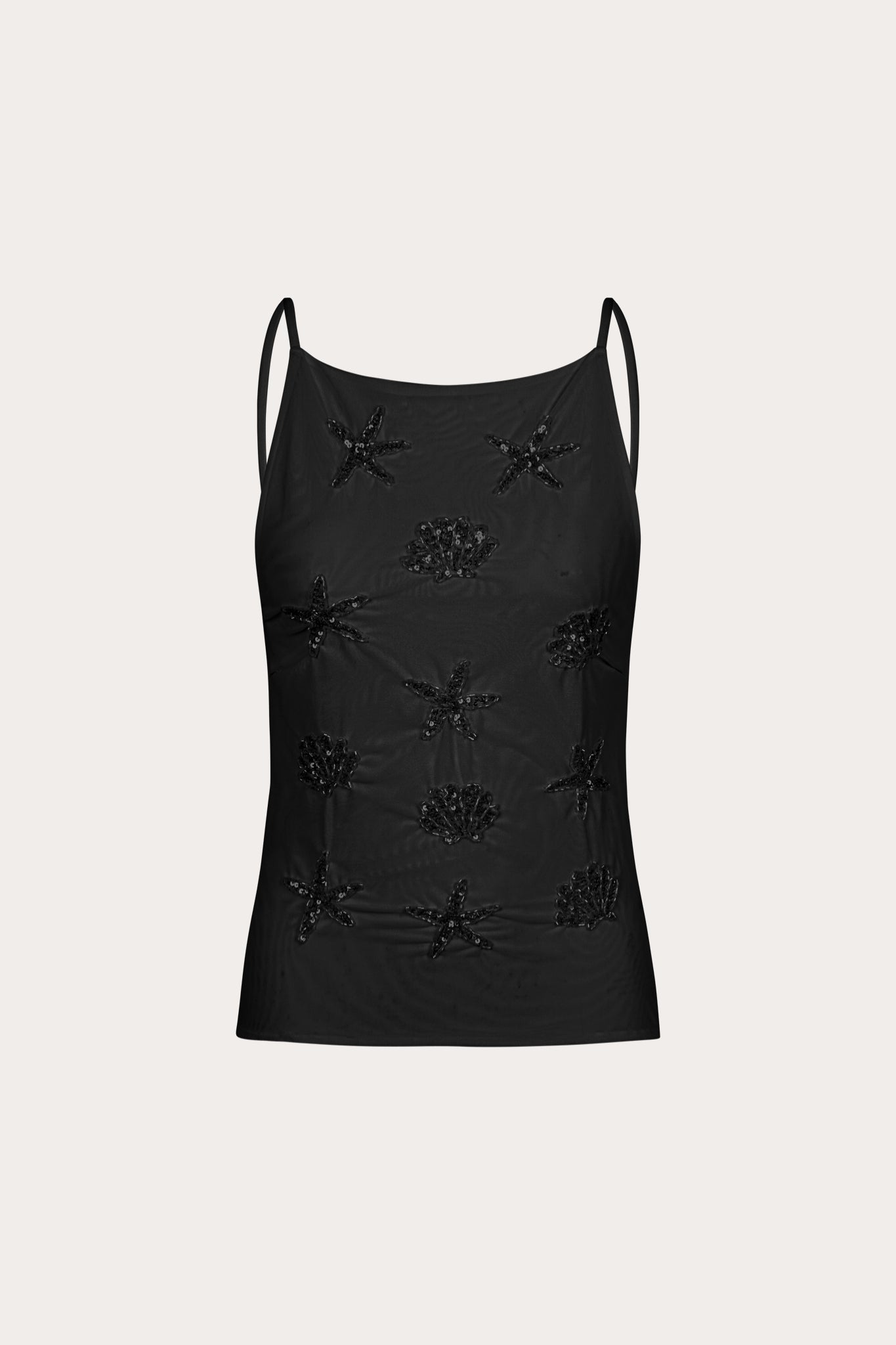 Alana backless top in black