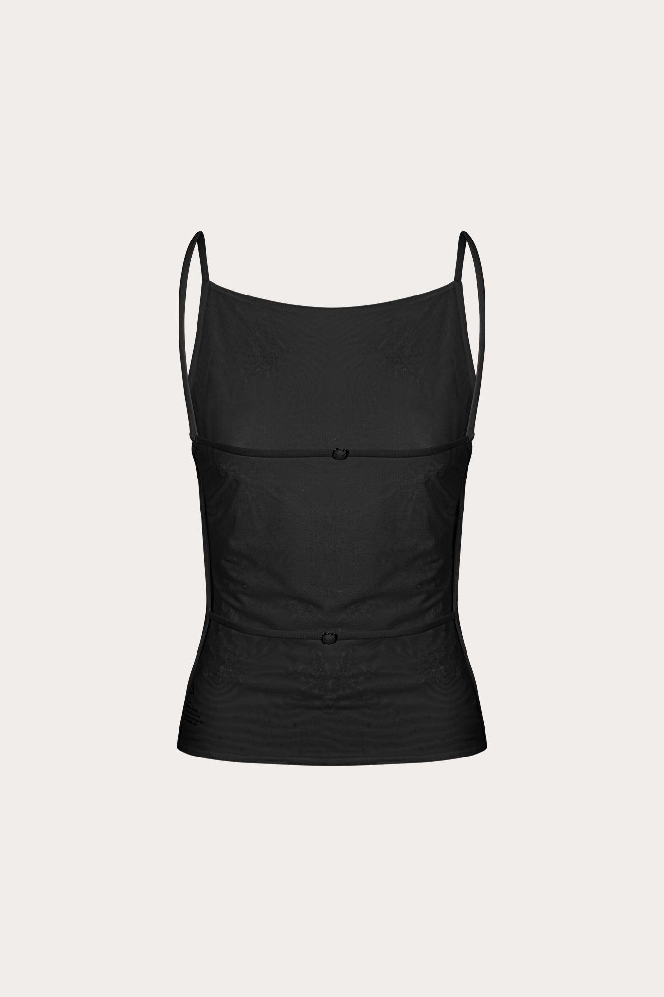 Alana backless top in black