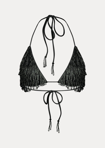 Havana triangle bikini top midnight