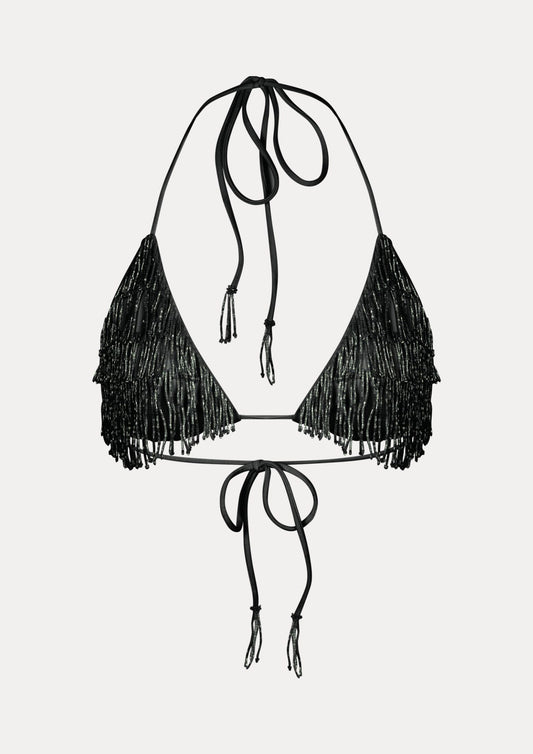 Havana triangle bikini top midnight