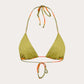 Calendula triangle bikini top
