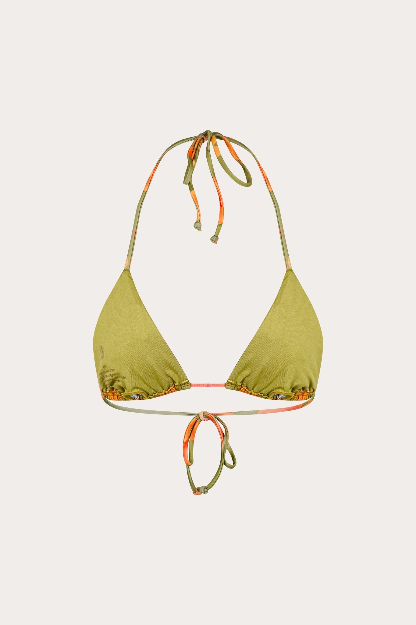 Calendula triangle bikini top
