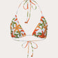 Amber triangle bikini top