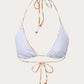 Amber triangle bikini top