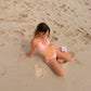 Havana triangle bikini top blush pink